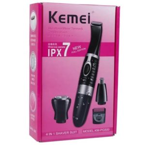 Συσκευή Περιποίησης 4 in 1 Kemei KM-PG500 Black