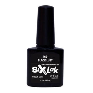 Ημιμόνιμο Βερνίκι SixLak Uv & Led Soak Off No169 Black Lust 8ml