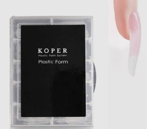 Plastic Dual Form Nails Koper 120pcs