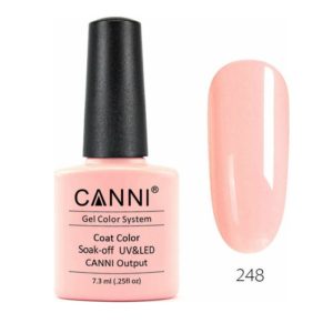 Canni Soak Off Uv/Led 248 Orange Pink - 7.3ml