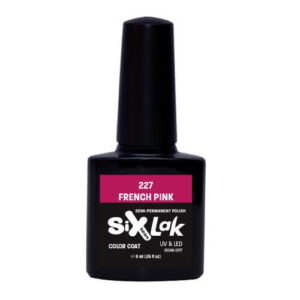 Ημιμόνιμο Βερνίκι SixLak Uv & Led Soak Off No227 French Pink 8ml