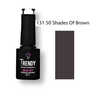 Ημιμόνιμο Βερνίκι Trendy Soak Off No131 50 Shades Of Brown 6ml