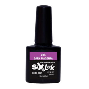 Ημιμόνιμο Βερνίκι SixLak Uv & Led Soak Off No234 Dark Magenta 8ml