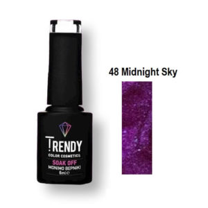 Ημιμόνιμο Βερνίκι Trendy Soak Off No48 Midnight Sky 6ml