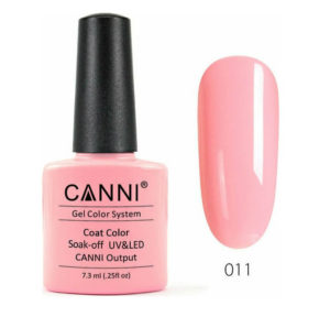 Canni Soak Off Uv/Led 011 Solid Light Pink 7.3ml