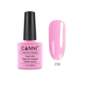 Canni Soak Off Uv/Led 236 Young Pink - 7.3ml