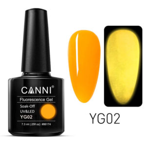 Canni Fluorescence Gel Polish Soak Off YG02 7.3ml