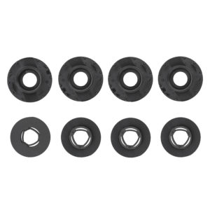 Κουμπώματα Rezaw Plast για Citroen/Peugeot μαύρα - 4τμχ. για 2 πατάκια