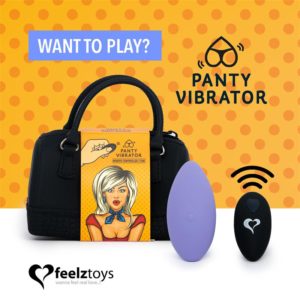 FEELZTOYS REMOTE CONTROLLED PANTY VIBE PURPLE