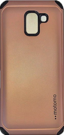 Samsung Galaxy J6 (2018) J600F Luxury Hard Silicone Back Cover Reinforced in the Corner Bronze (motomo)