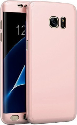 360 Full Body Θήκη για το Samsung S7 Edge Ροζ
