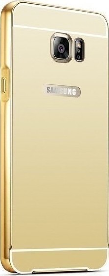 OEM Back Cover Ultra Slim 0.3mm Mirror Αλουμινίου χρυσό Gold (Samsung Galaxy S6)