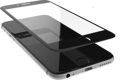 Full Face Tempered glass / Αντιχαρακτικό Γυαλί Πλήρους Οθόνης 3D Για iPhone iPhone 6 / 6s Μαύρο