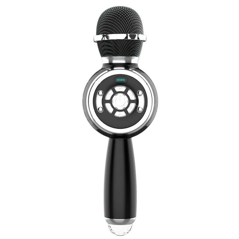 Ασύρματο Μικρόφωνο Karaoke DS810 σε Μαύρο Χρώμα