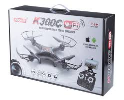 K300C Wi-Fi Drone Τηλεκατευθυνόμενο Τετρακόπτερο 6 Axis Gyro 2.4GHz με HD Camera