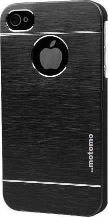 Motomo Metallic Aluminium Mαύρη (iPhone 5/5s/SE)