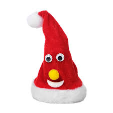Χριστουγεννιάτικος Σκούφος Άι Βασίλη που Χορεύει & Τραγουδάει, Dancing Hat