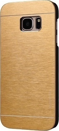 Motomo Back Cover Μεταλλικό Χρυσό (Galaxy S7 Edge)