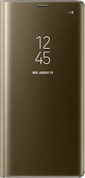 OEM Clear View Book Διαφανές Χρυσό (Samsung Galaxy A50)