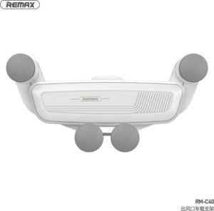 Remax Βάση Κινητού Αυτοκινήτου RM C40 με Ρυθμιζόμενο Βραχίονα Λευκό