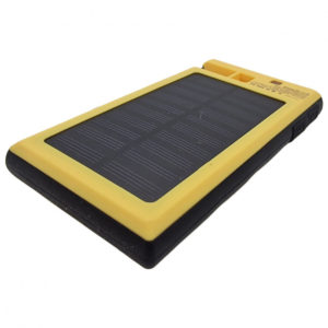 DS16 Ηλιακό Power Bank 30000mAh με 2 Θύρες USB-A Κίτρινο