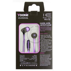 YOOKIE INNER-EAR HEADPHONE YK170