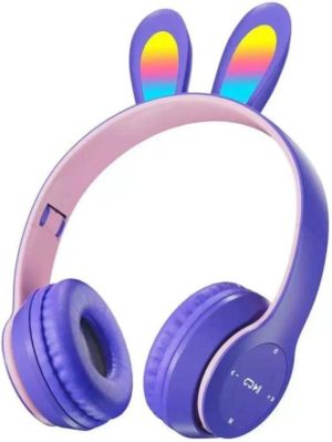 Rabbit Ear Headset Bluetooth B12 Μπλε