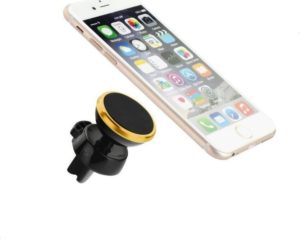 OEM Universal Air Vent Magnetic Car Mount Holder for Smartphones / iPhones - Μαγνητική Βάση Αυτοκινήτου Αεραγωγού - Gold