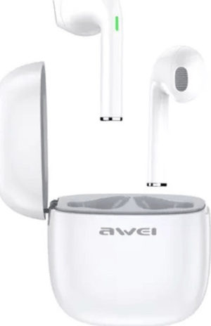 Ασύρματα Bluetooth Ακουστικά με Βάση Φόρτισης Awei T28 (Λευκό)