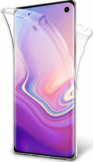 Θήκη Σιλικόνης 360° Front & Back για Samsung Galaxy S10e - Διάφανη