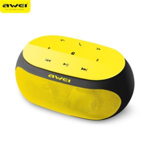 Mini HiFi Ασύρματο Ηχείο Bluetooth Multimedia Player, Speaker, Handsfree AWEI Y200 Κίτρινο