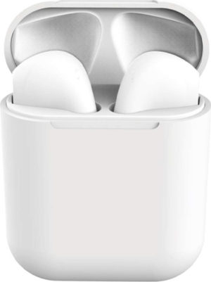 inpods 12 ασύρματα ακουστικά με θήκη φόρτισης Bluetooth 5.0 Touch & Voice Function Λευκό