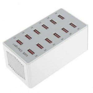 Andowl Βάση Φόρτισης με 12 Θύρες USB-A σε Λευκό χρώμα (Q-CD12P)