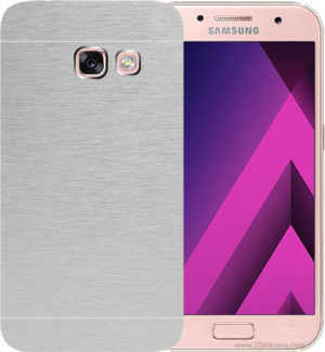 Samsung Galaxy A3 2017 - θήκη Αλουμινίου Ασημί Motomo