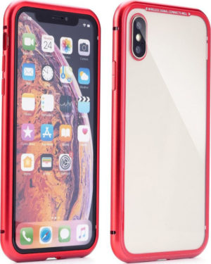 Μαγνητική 360 Full Cover Μεταλλικό Red (iPhone X / Xs)
