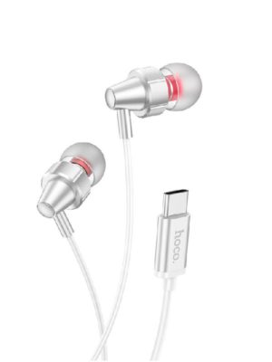 Remax RM-560 In-ear Handsfree με Βύσμα USB-C Λευκό