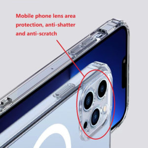 MagSafe Magnetic Phone Case 2-in-1 Inner Shockproof Back Full Coverage Transparent Protective Cover （Iphone 11pro max） oem