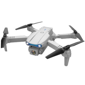 Drone WiFi 2.4 GHz με Κάμερα 1080p και Χειριστήριο, Συμβατό με Smartphone σε Γκρι Χρώμα E99 K3