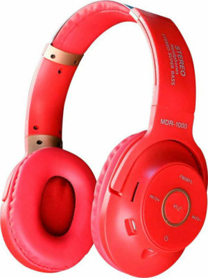 MDR-AZ1000BT Ασύρματα Bluetooth On Ear Ακουστικά με 20 ώρες Λειτουργίας κόκκινο