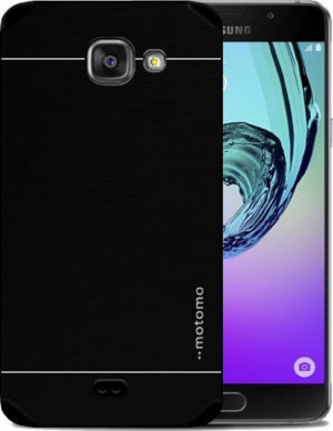 Samsung Galaxy J3 2016 θήκη Αλουμινίου Black Motomo