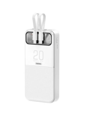 Remax RPP-620 Power Bank 20000mAh with USB-A Port Power Delivery White
