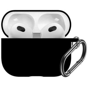 Θήκη Σιλικόνης για Apple Airpods 3 Protection Silicone Case Μαύρο ΟΕΜ
