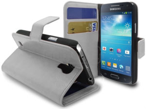 Samsung S4 θήκη πορτοφόλι & stand