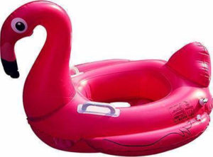 Βρεφικό Σωσίβιο Swimtrainer με Μήκος 85εκ. για 6 Μηνών και Άνω Ροζ Flamingo