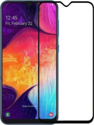 3D Full Face Tempered Glass Black (Galaxy A50/A30) oem
