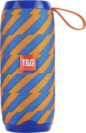Φορητό Ηχείο Bluetooth T&G TG-106 - Blue/Orange