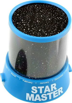 Φωτιστικό Δωματίου με projector σε σχέδια έναστρου ουρανού - Γαλάζιο - OEM 22092 Star Master Projector