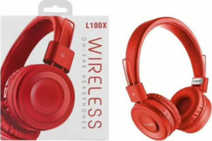 Ασύρματα On Ear Ακουστικά L100X (Κόκκινα)