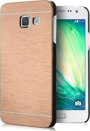 Samsung Galaxy A3 2017 - θήκη Αλουμινίου Χρυσή Motomo