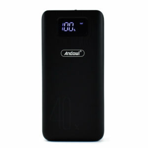 Andowl Q-CD701 Power Bank 40000mAh με 2 Θύρες USB-A και 2 Θύρες USB-C Μαύρο